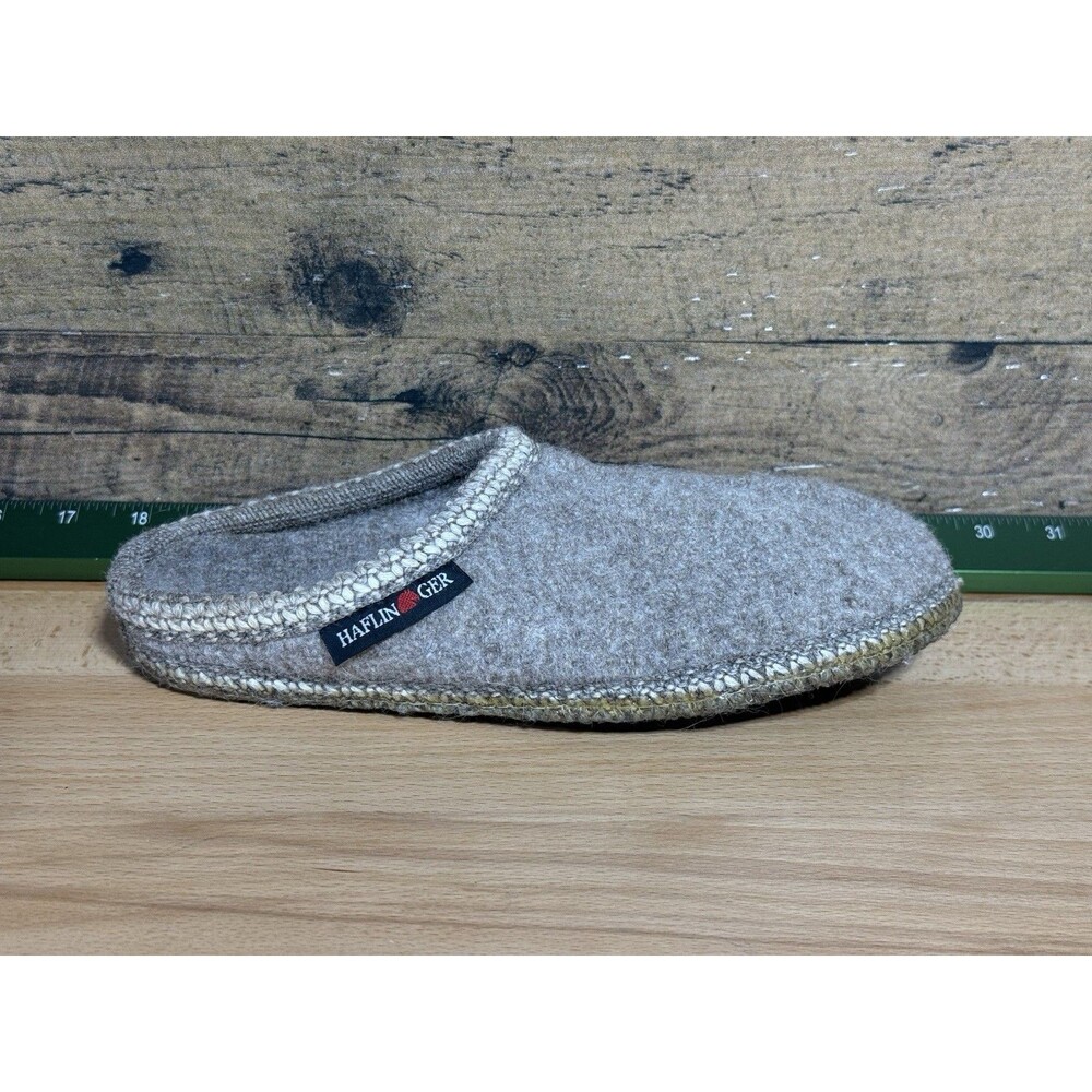 Haflinger 100% Wool German 39 Soft Sole Slippers Natural Women’s 8.5 New